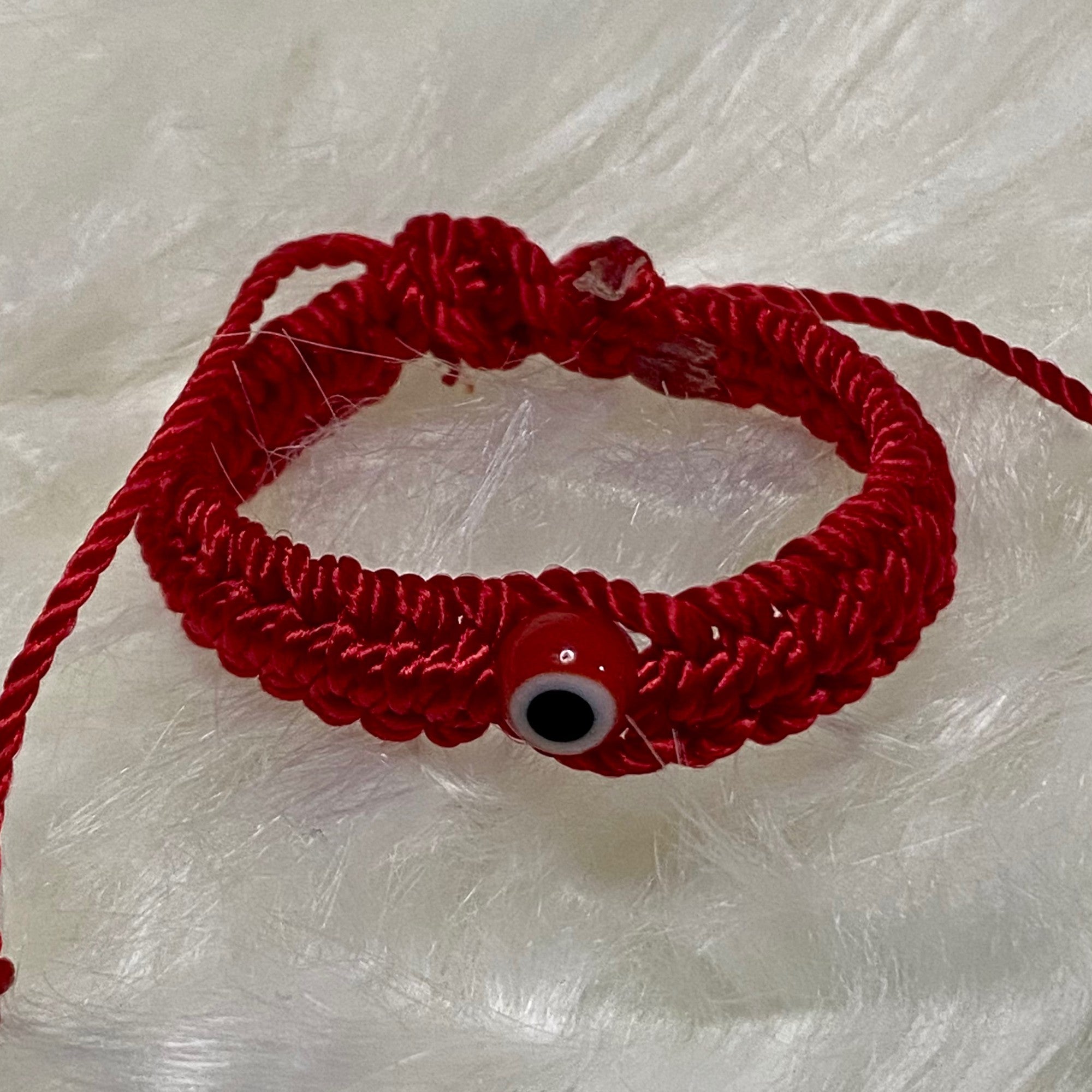 Evil's Eye Mexican Style Braided 7 knot Red Rope Bracelet - Temu